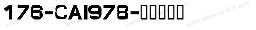 176-CAI978字体转换