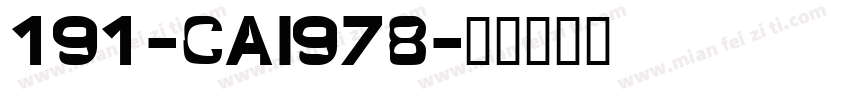 191-CAI978字体转换