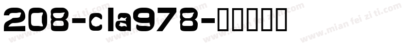 208-cia978字体转换