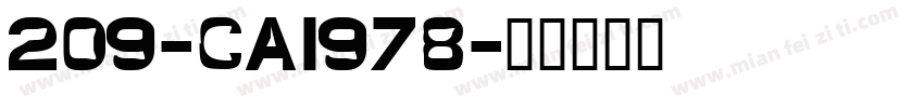 209-CAI978字体转换