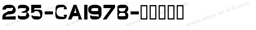 235-CAI978字体转换