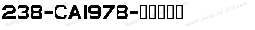 238-CAI978字体转换