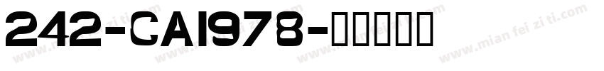 242-CAI978字体转换