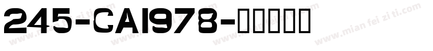 245-CAI978字体转换