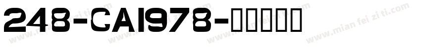 248-CAI978字体转换