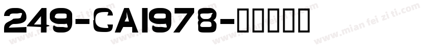 249-CAI978字体转换