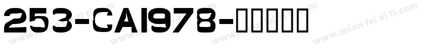 253-CAI978字体转换