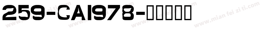 259-CAI978字体转换