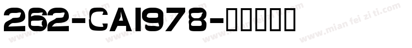 262-CAI978字体转换