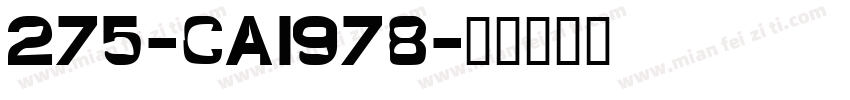 275-CAI978字体转换