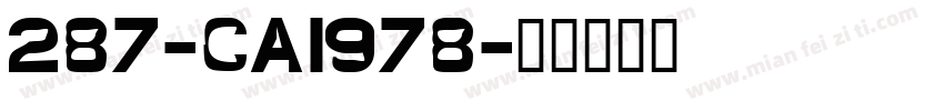 287-CAI978字体转换