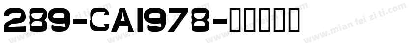 289-CAI978字体转换