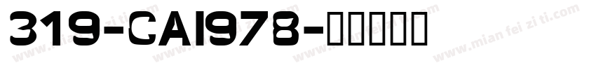 319-CAI978字体转换