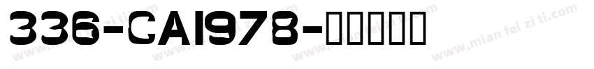 336-CAI978字体转换