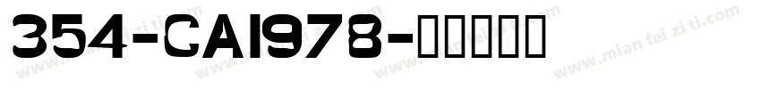 354-CAI978字体转换