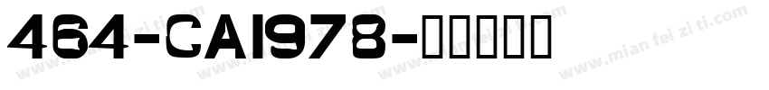 464-CAI978字体转换