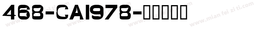 468-CAI978字体转换