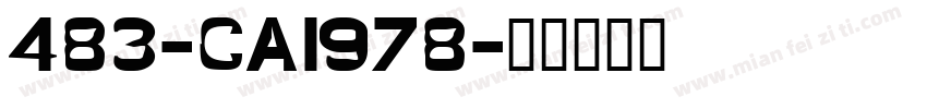 483-CAI978字体转换