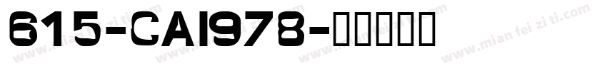 615-CAI978字体转换