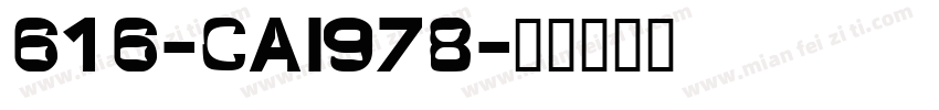 616-CAI978字体转换