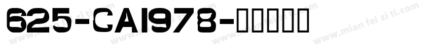 625-CAI978字体转换