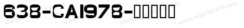 638-CAI978字体转换