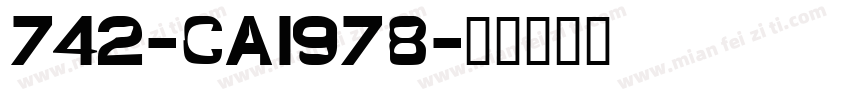 742-CAI978字体转换