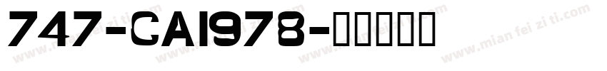 747-CAI978字体转换