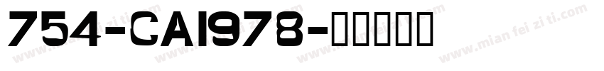 754-CAI978字体转换