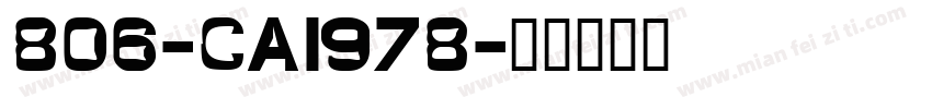 806-CAI978字体转换