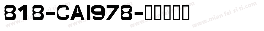 818-CAI978字体转换