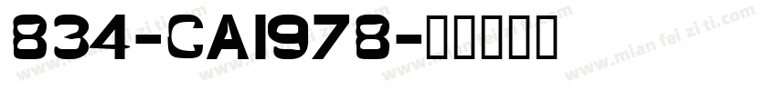 834-CAI978字体转换