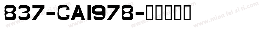 837-CAI978字体转换