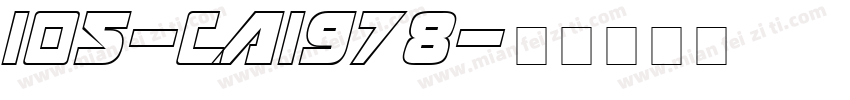 105-CAI978字体转换