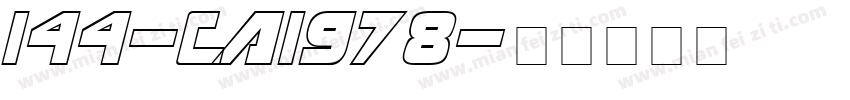 144-CAI978字体转换