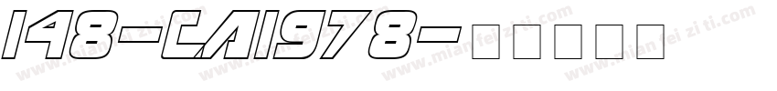 148-CAI978字体转换