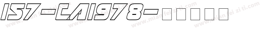 157-CAI978字体转换