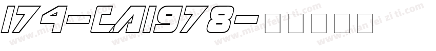 174-CAI978字体转换