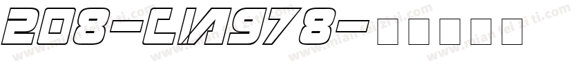 208-cia978字体转换