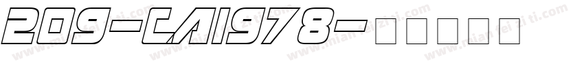 209-CAI978字体转换