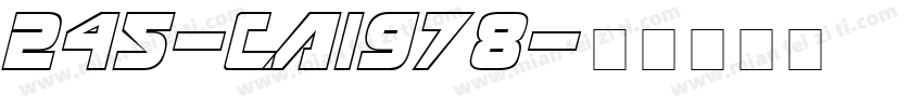 245-CAI978字体转换