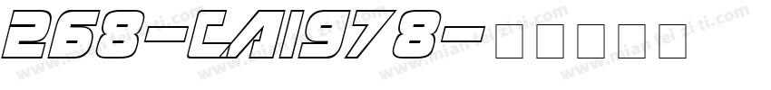 268-CAI978字体转换