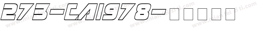 273-CAI978字体转换