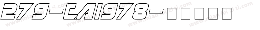 279-CAI978字体转换