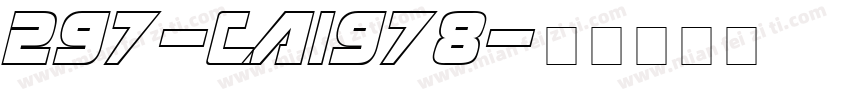 297-CAI978字体转换