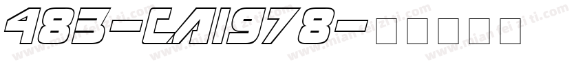 483-CAI978字体转换