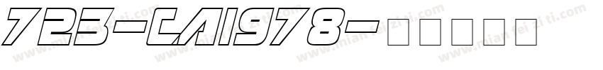 723-CAI978字体转换