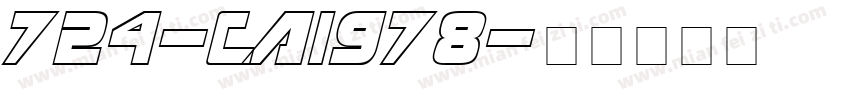 724-CAI978字体转换