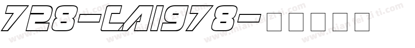 728-CAI978字体转换