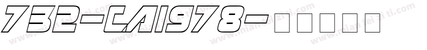 732-CAI978字体转换